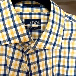 Men's button-down dress shirt